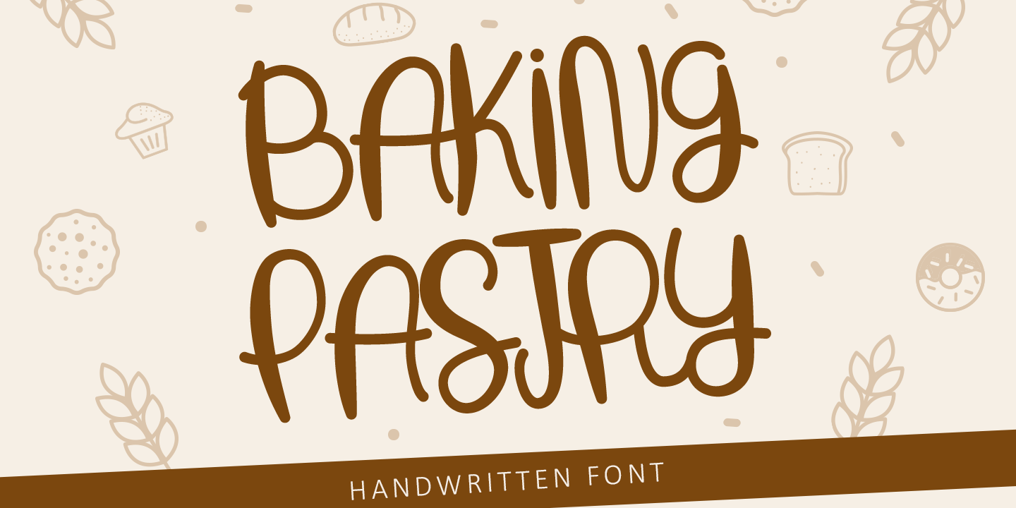 Ejemplo de fuente Baking Pastry #1